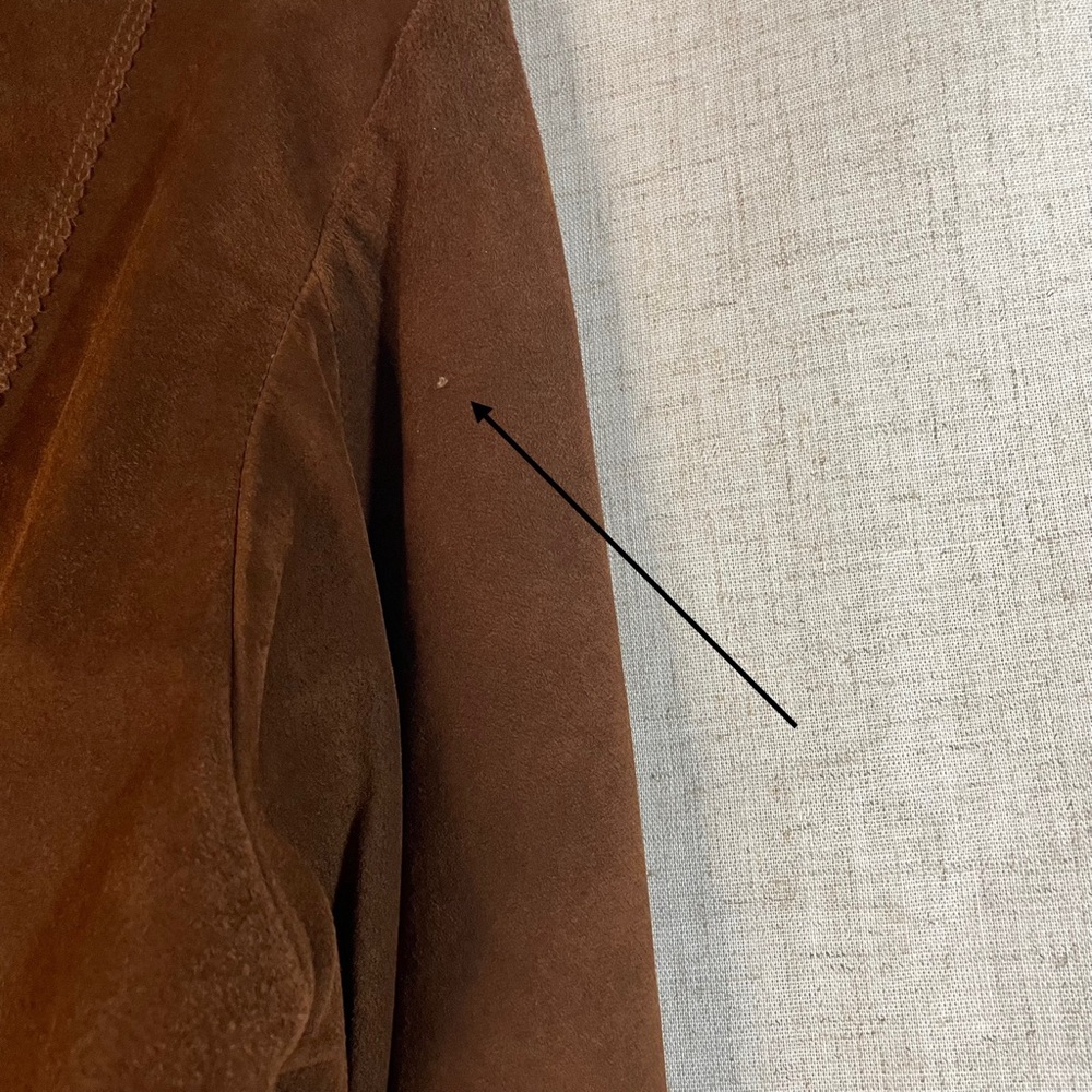 Maximo Wilsons Classic Brown Suede Western Belted Jacket Women's XL Vintage Y2K - Picture 11 of 16